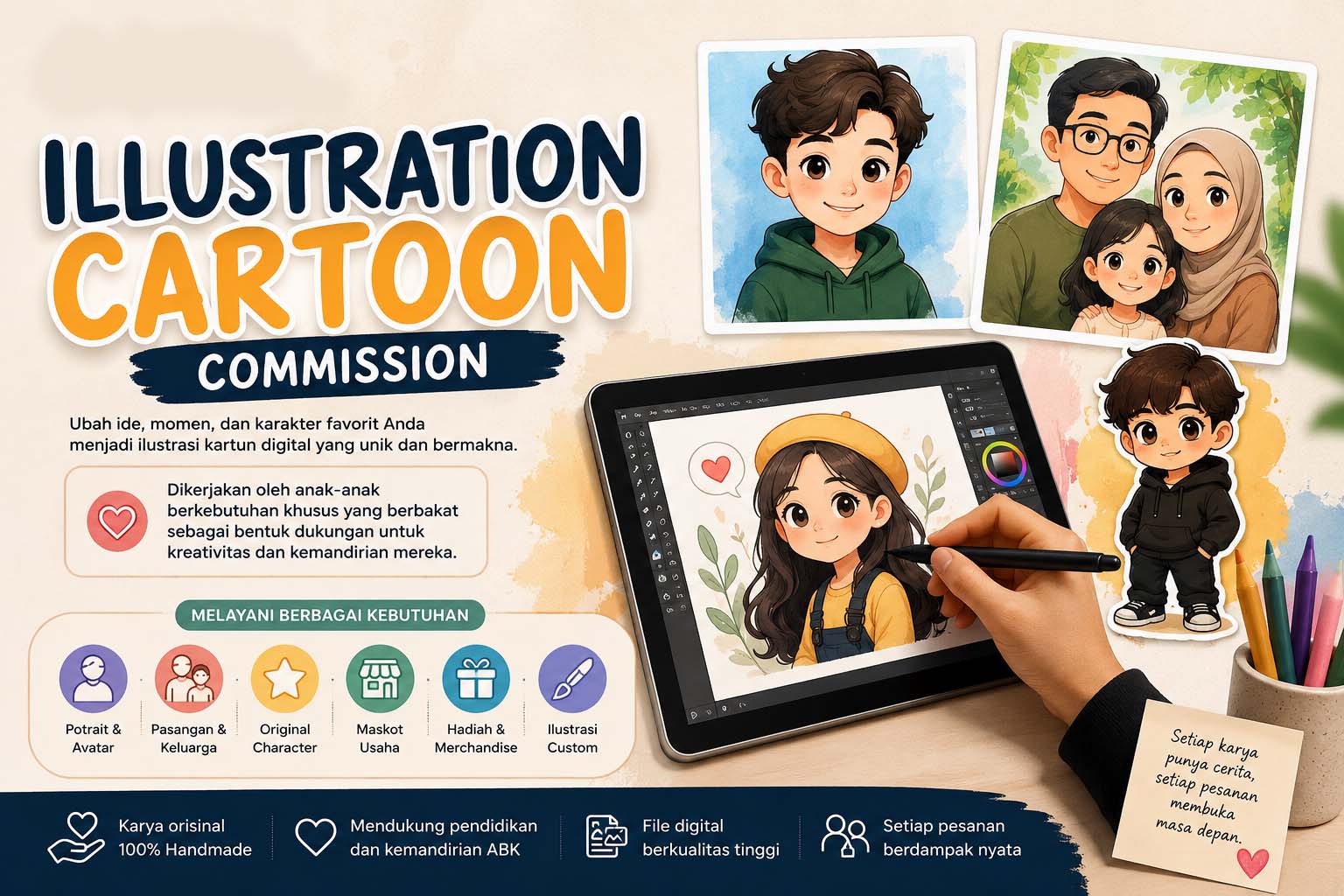 divergent artisan Illustration Cartoon Commission